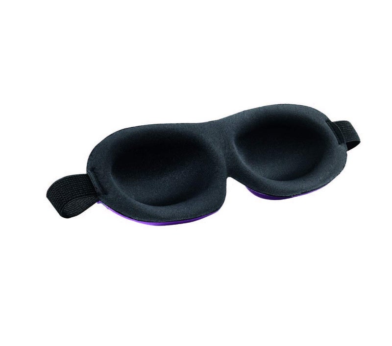 Bucky Ultralight Comfortable Contoured Travel and Sleep Eye Mask, Aqua Eyelash, One Size - Image 2